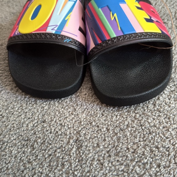 Adidas Adilette Pride Colorful Slide Sandals. Multi-Color. Size 12 - Picture 10 of 11